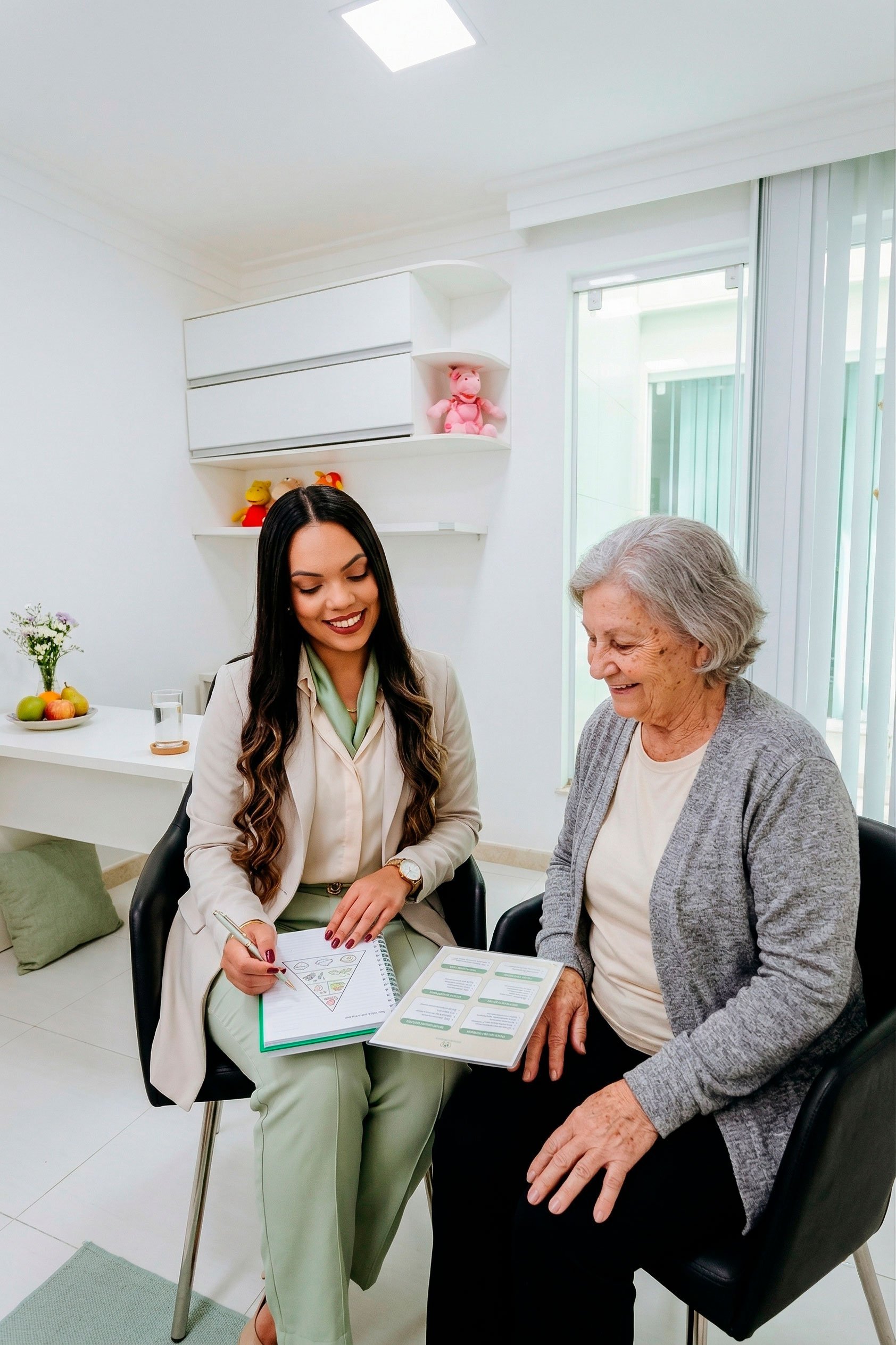 Nutrição Iasmin em atendimento pediátrico na Clínica Elo Aracaju SE
