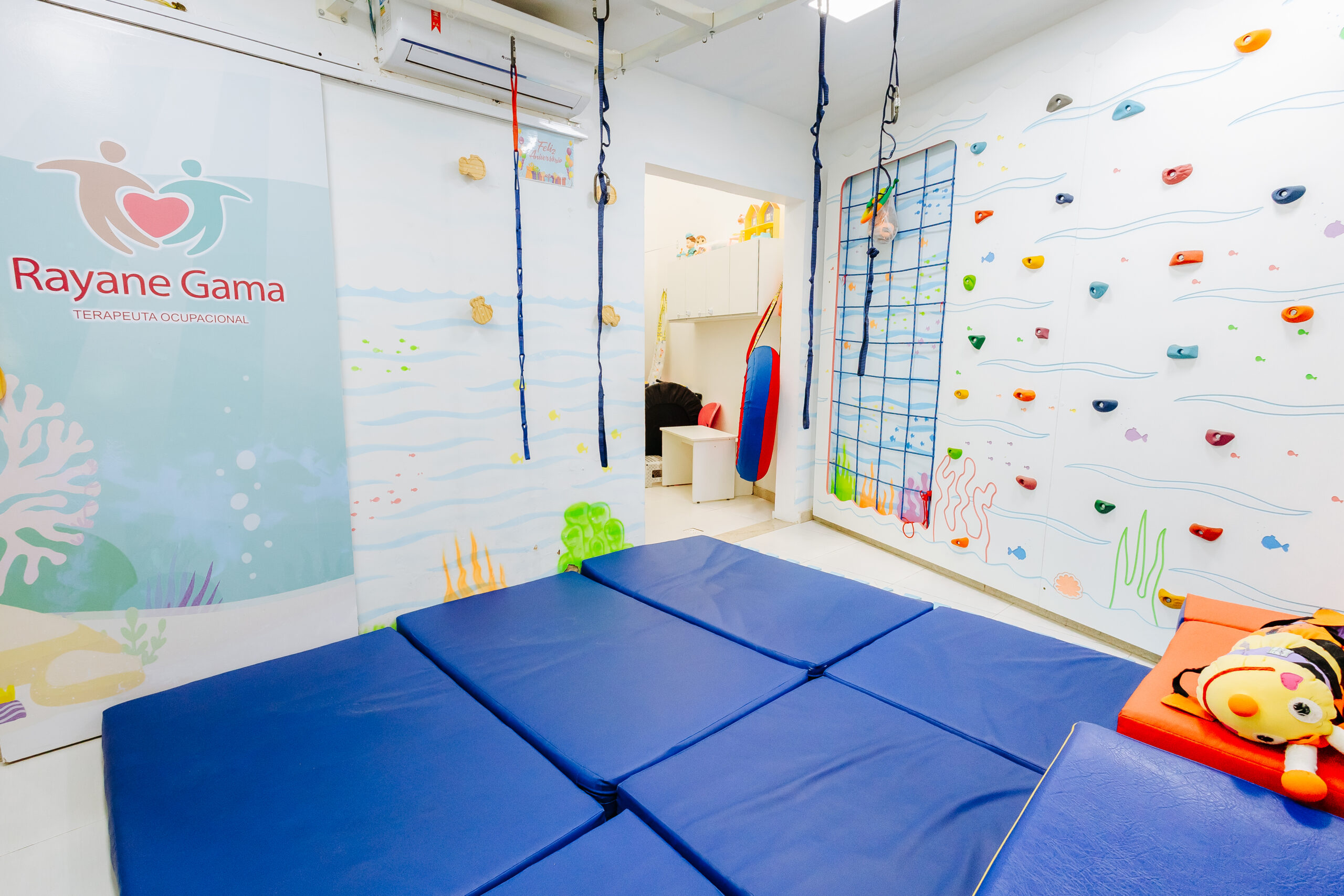 Sala de musicoterapia da Clínica Elo Saúde Integrada em Aracaju Sergipe